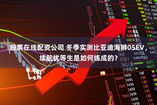 股票在线配资公司 冬季实测比亚迪海狮05EV，续航优等生是如何练成的？